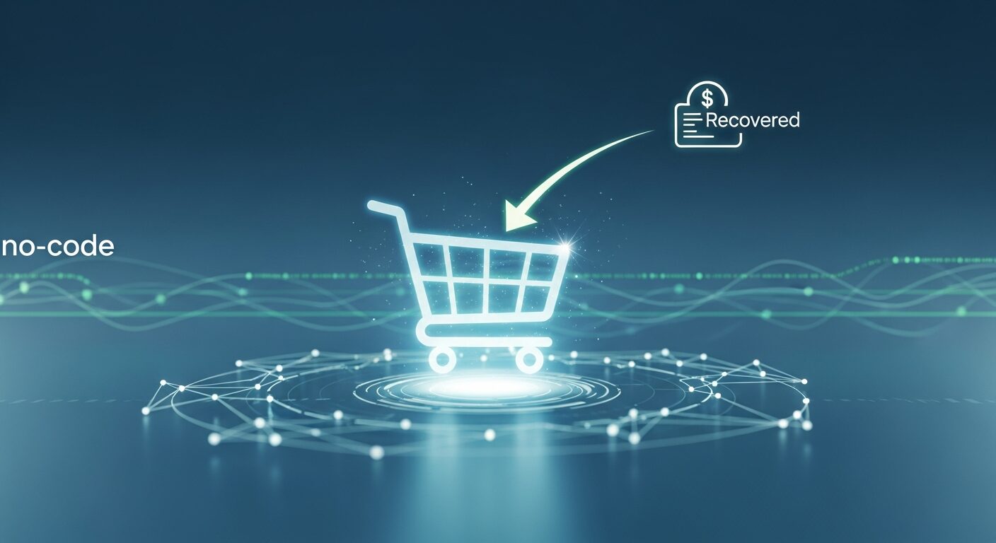Featured image for article on: Don't Lose That Sale: Automate Abandoned Cart Recovery (No Code for Small E-commerce)